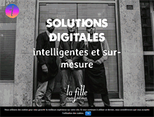 Tablet Screenshot of la-fille.fr